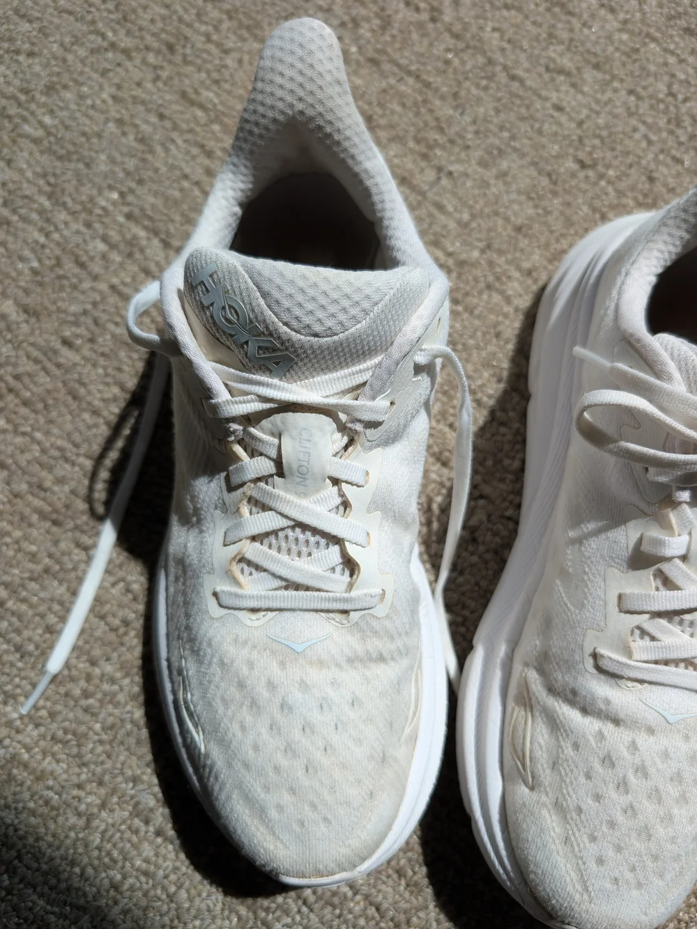 Hoka One One Women’s White Athletic Running Shoes